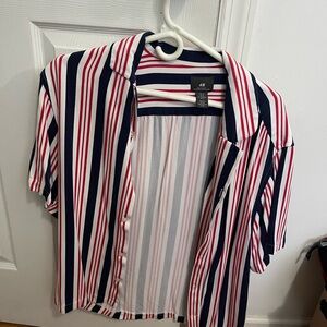 Striped Red, White, and Blue Shirt